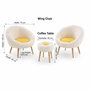 Atelier Del Sofa Lida Wellsoft - Blanco y Amarillo